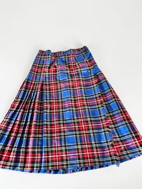 Gaytown Tartan Wool Kilt Girls Size 10 Pleated Skirt